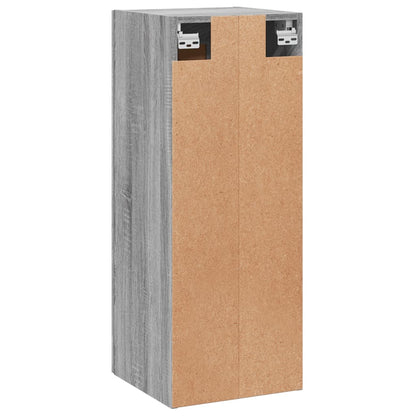 Wall Mounted Cabinet Grey Sonoma 34.5x34x90 cm Engineered Wood