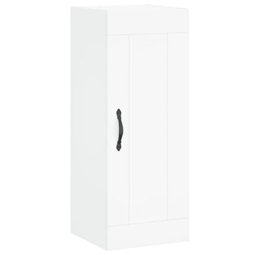 Wall Mounted Cabinet White 34.5x34x90 cm Engineered Wood