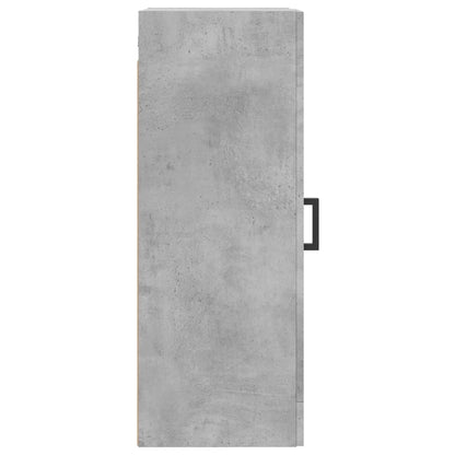 Wall Mounted Cabinet Concrete Grey 34.5x34x90 cm Engineered Wood