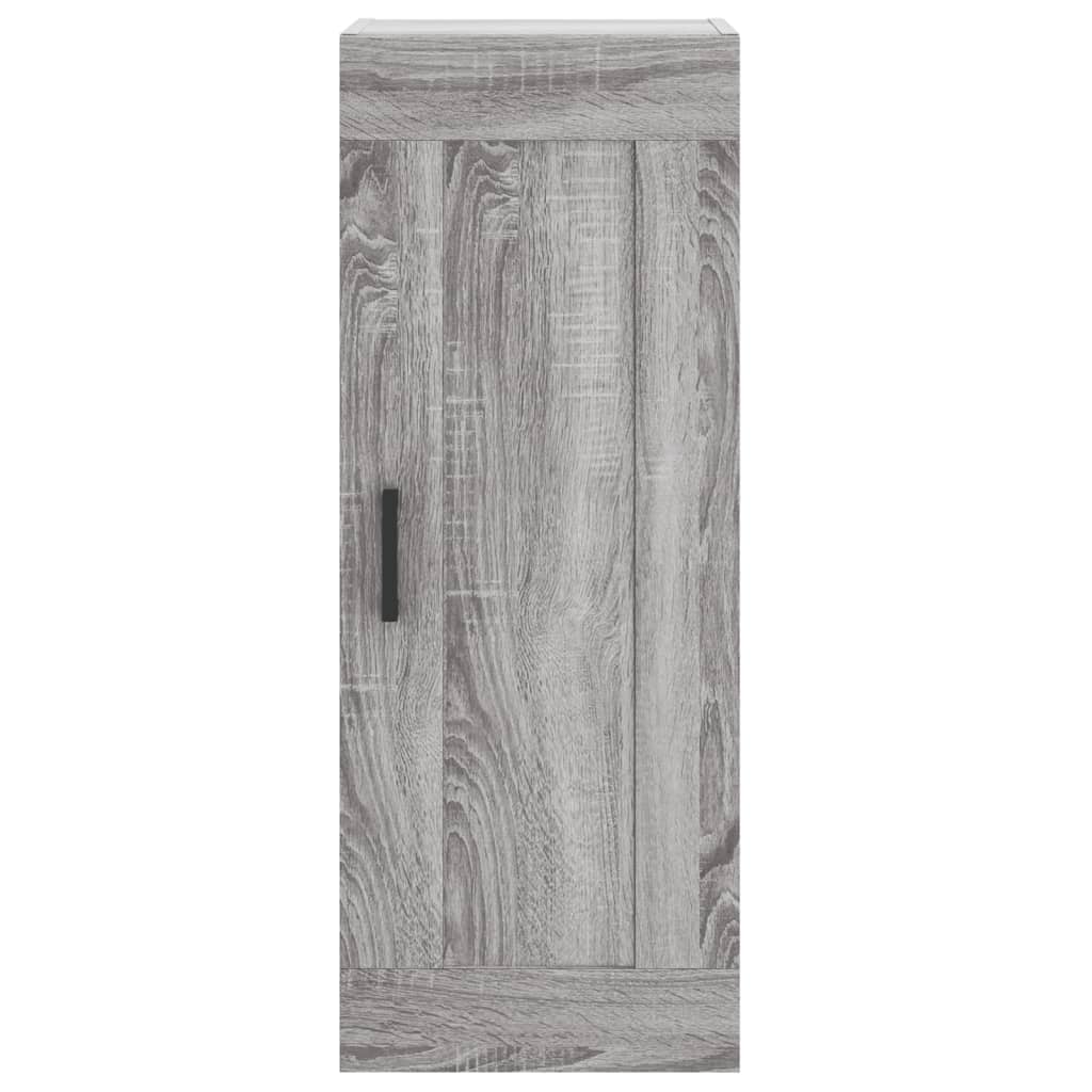 Wall Mounted Cabinet Grey Sonoma 34.5x34x90 cm Engineered Wood