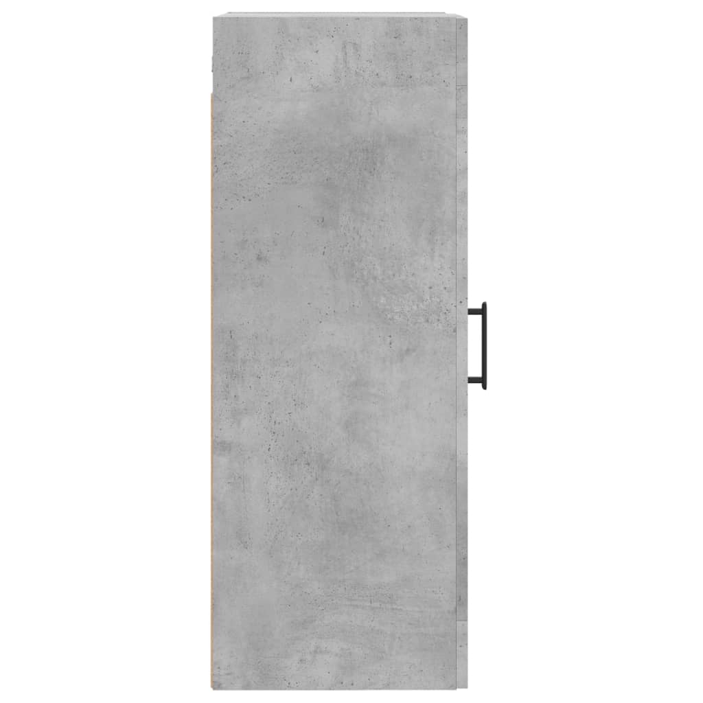 Wall Mounted Cabinet Concrete Grey 34.5x34x90 cm Engineered Wood