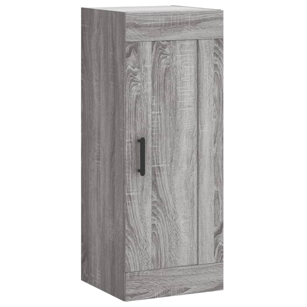 Wall Mounted Cabinet Grey Sonoma 34.5x34x90 cm Engineered Wood