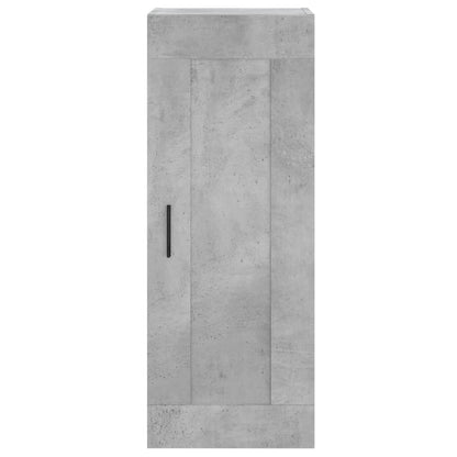 Wall Mounted Cabinet Concrete Grey 34.5x34x90 cm Engineered Wood