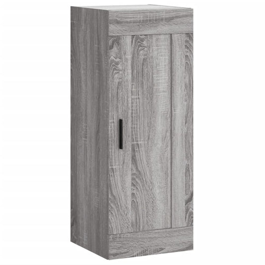 Wall Mounted Cabinet Grey Sonoma 34.5x34x90 cm Engineered Wood