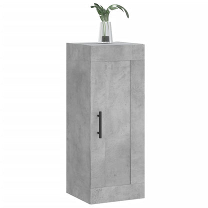 Wall Mounted Cabinet Concrete Grey 34.5x34x90 cm Engineered Wood