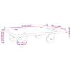 Transport Trolleys 2 pcs Rectangular 50x35x11.5 cm