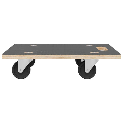Transport Trolleys 2 pcs Rectangular 60x40x11,5 cm 250 kg