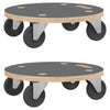 Transport Trolleys 2 pcs Round Ø38x11.5 cm