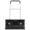 Snow Shovel with Extendable Handle Black 66 cm Blade Steel