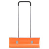 Snow Shovel with Extendable Handle Orange 96 cm Blade Steel