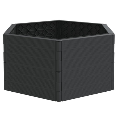 Garden Planters 2 pcs Anthracite PP