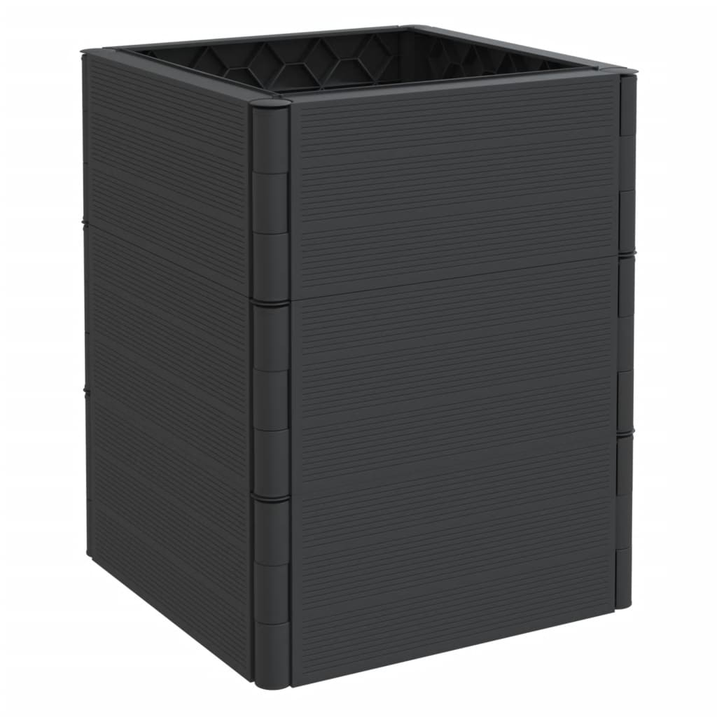 Garden Planters 2 pcs Anthracite PP