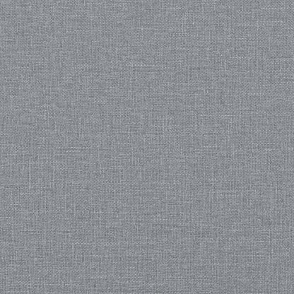 Day Bed without Mattress Light Grey 90x190 cm Single Fabric