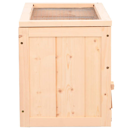 Hamster Cage 60x30x35 cm Solid Wood Fir