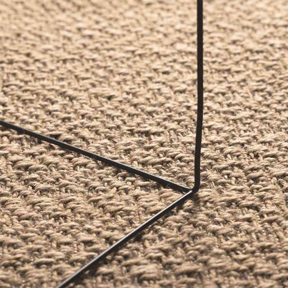 Rug ZIZUR 80x150 cm Jute Look Indoor and Outdoor