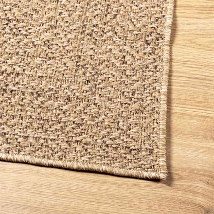 Rug ZIZUR 200x290 cm Jute Look Indoor and Outdoor