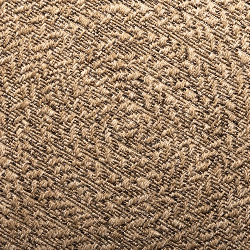 Rug ZIZUR 90 cm Jute Look Indoor and Outdoor