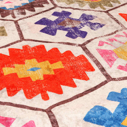 Rug Washable Multicolour 80x150 cm