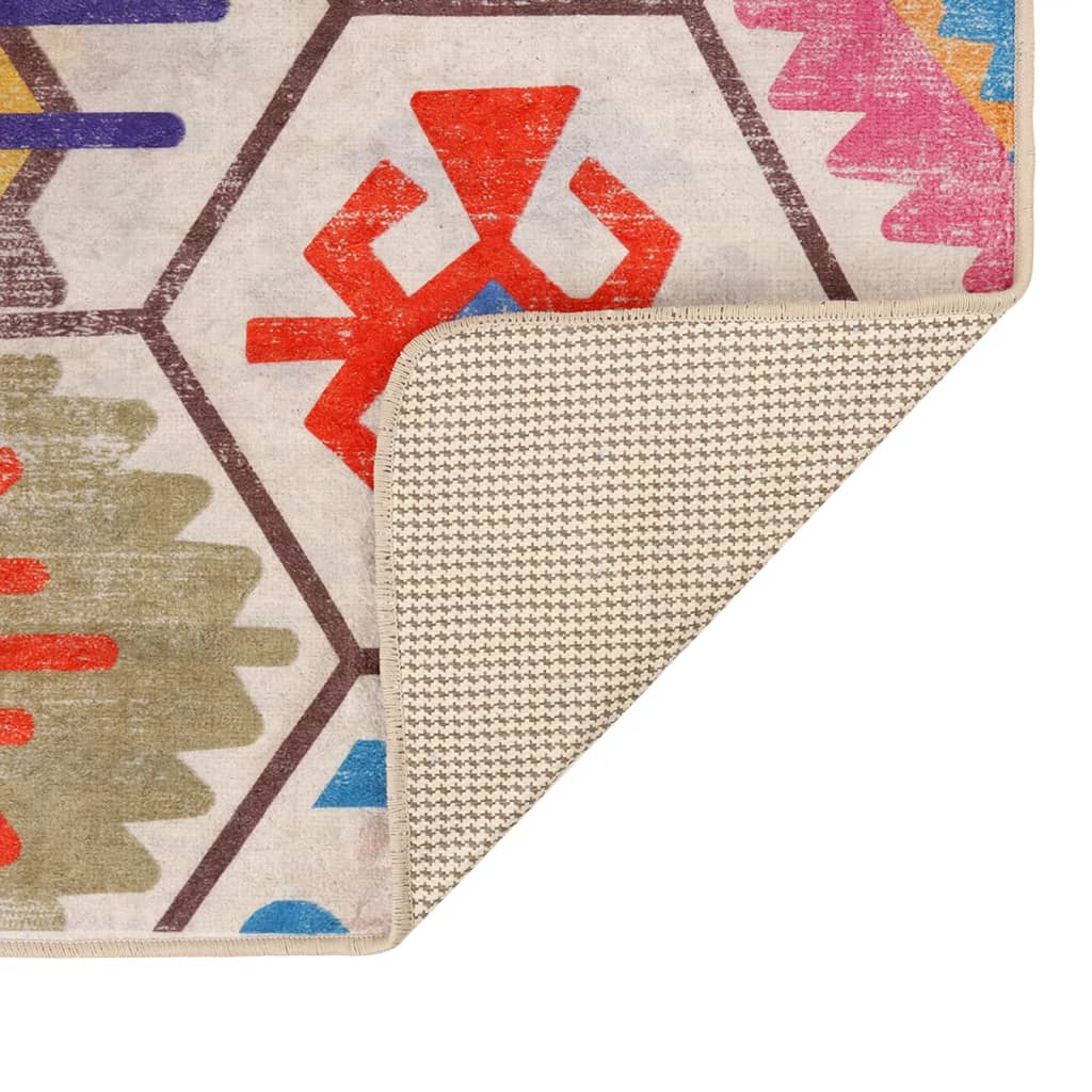 Rug Washable Multicolour 80x300 cm