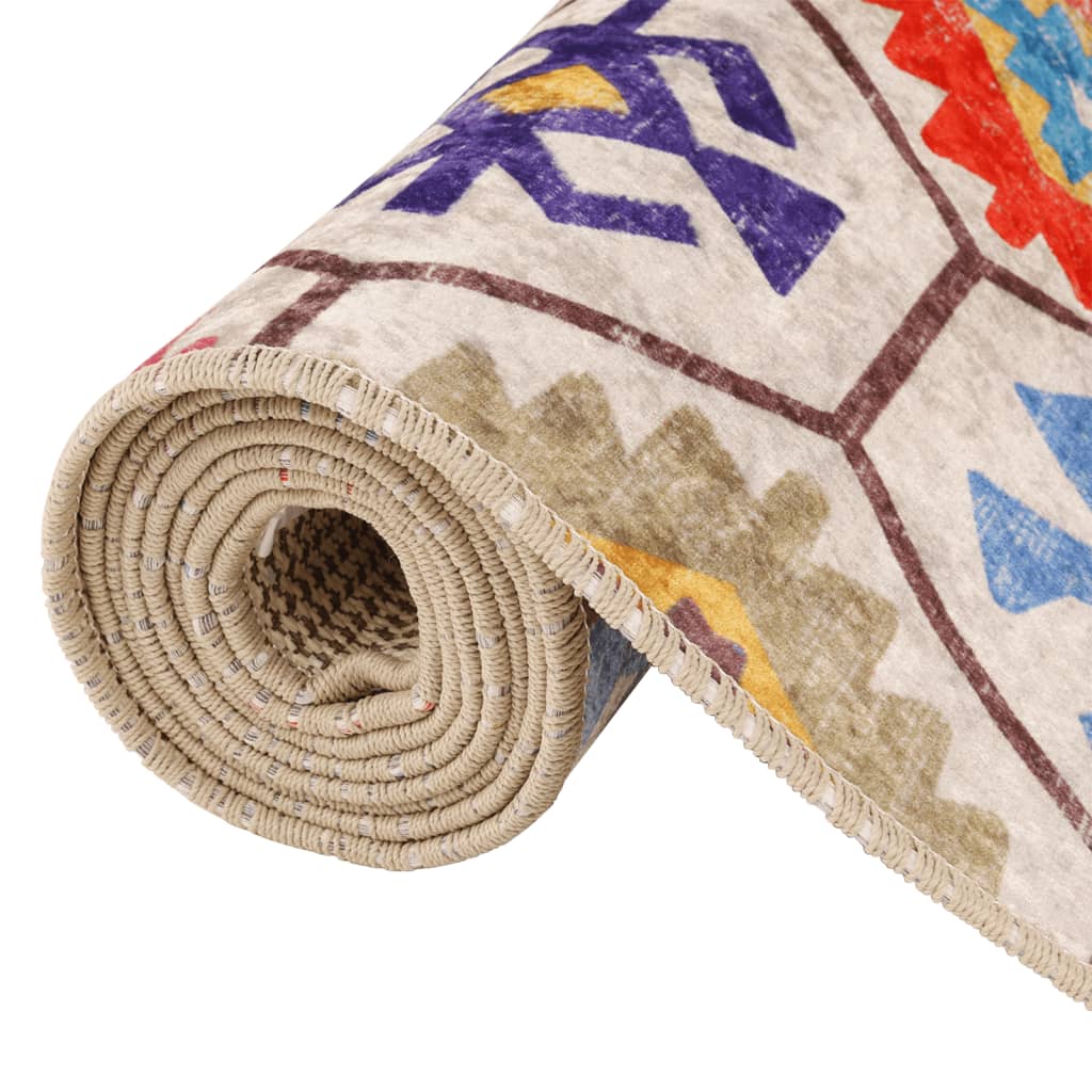 Rug Washable Multicolour 80x300 cm