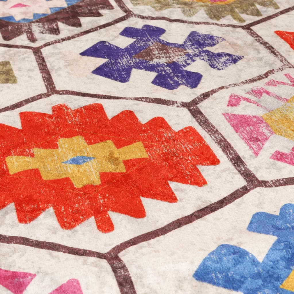 Rug Washable Multicolour 80x300 cm