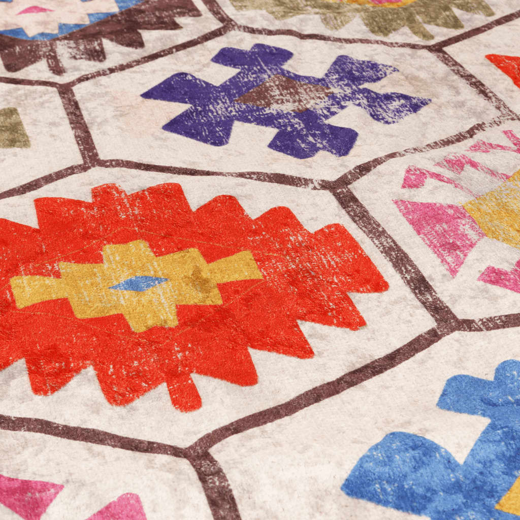 Rug Washable Multicolour 120x180 cm