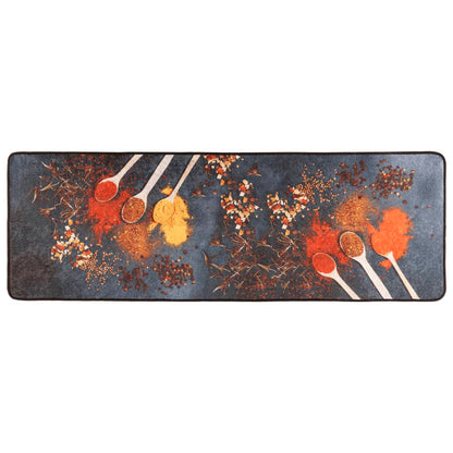 Kitchen Rug Multicolour 60x180 cm Washable