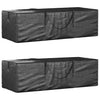 Christmas Tree Storage Bags 2 pcs Black Polyethylene
