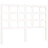 Bed Frame without Mattress White 140x200 cm Solid Wood Pine