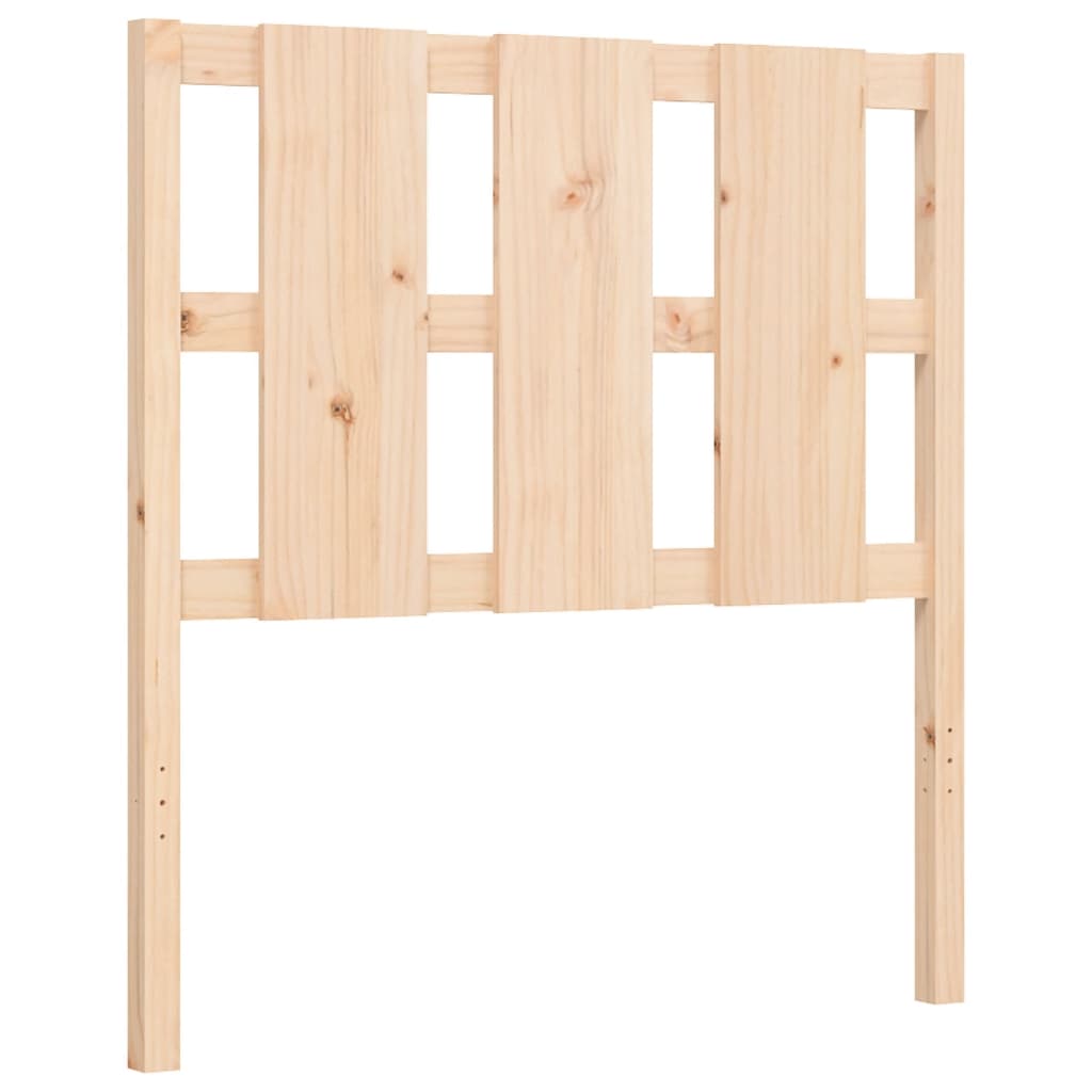 Bed Frame without Mattress 100x200 cm Solid Wood Pine