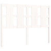 Bed Frame without Mattress White 140x200 cm Solid Wood Pine