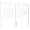 Bed Frame without Mattress White 140x200 cm Solid Wood Pine