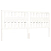 Bed Frame without Mattress White 200x200 cm Solid Wood Pine