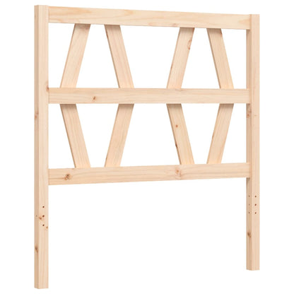 Bed Frame without Mattress 100x200 cm Solid Wood Pine