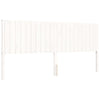 Bed Frame without Mattress White 200x200 cm Solid Wood Pine