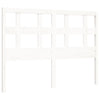 Bed Frame without Mattress White 140x200 cm Solid Wood Pine