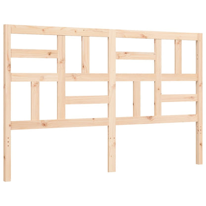 Bed Frame | Natural Pine | Solid Pine Wood, Plywood | Double Size