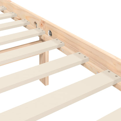 Bed Frame | Natural Pine | Solid Pine Wood, Plywood | Double Size