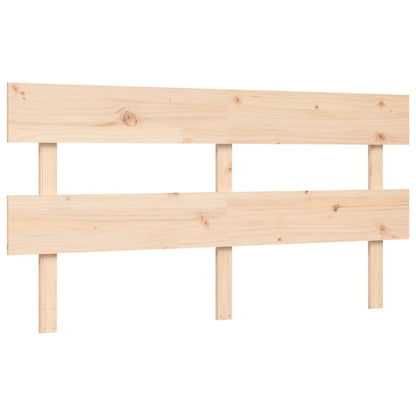 Bed Frame | Natural Wood | Solid Pine Wood | King | Bed Frame