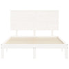 Bed Frame without Mattress White 140x200 cm Solid Wood Pine