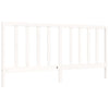 Bed Frame without Mattress White 200x200 cm Solid Wood Pine