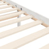Bed Frame without Mattress White 200x200 cm Solid Wood Pine