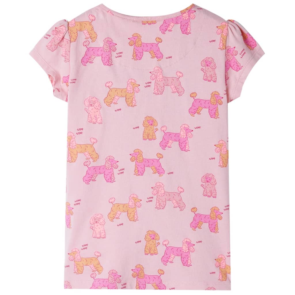 Kids' Pyjamas with Short Sleeves Light Pink 92