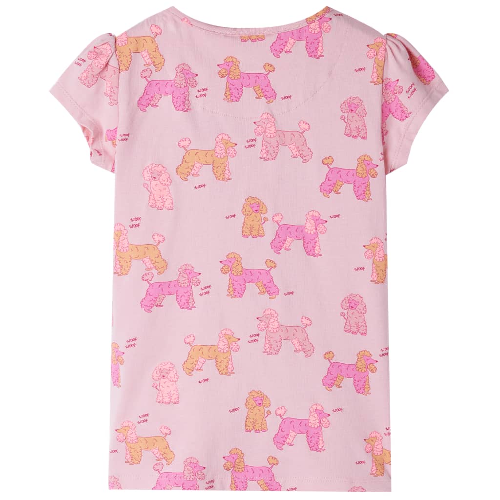 Kids' Pyjamas with Short Sleeves Light Pink 104