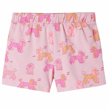 Kids' Pyjamas with Short Sleeves Light Pink 116