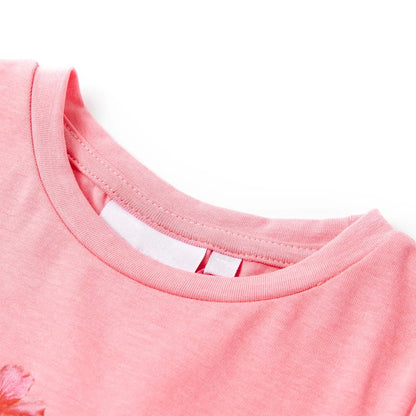 Kids' T-shirt Neon Pink 128