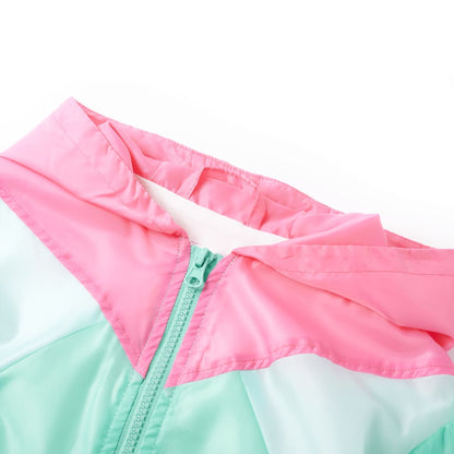 Kids' Hooded Jacket with Zip Multicolour 104