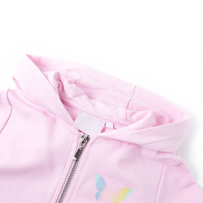 Kids' Hooded Sweatshirt Light Pink 116