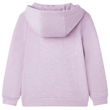 Kids' Hooded Sweatshirt with Zip Lila Mix 104