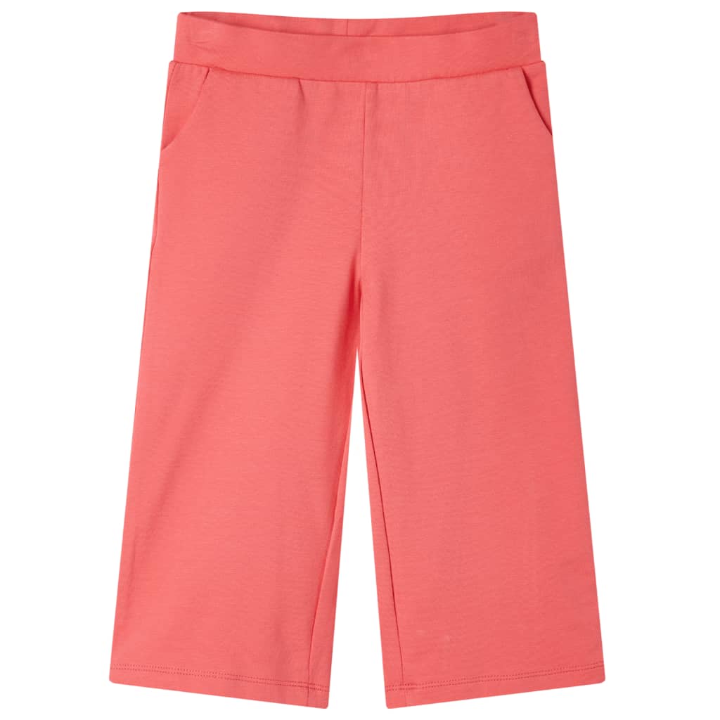 Kids' Pants with Wide Legs Coral 104